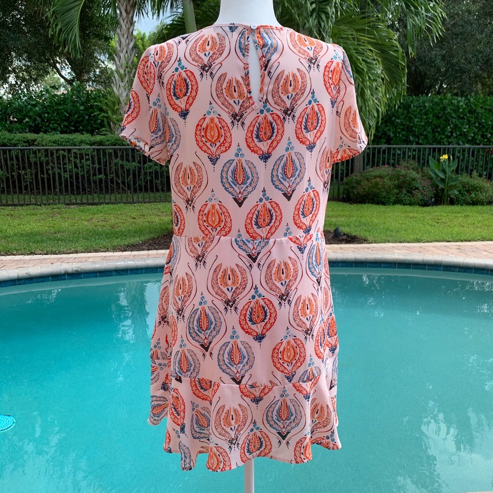 Women’s Aqua Lined Dress - Picture 5 of 9